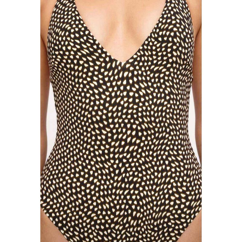Zulu & Zephyr Black Spot Halter One Piece image number 2